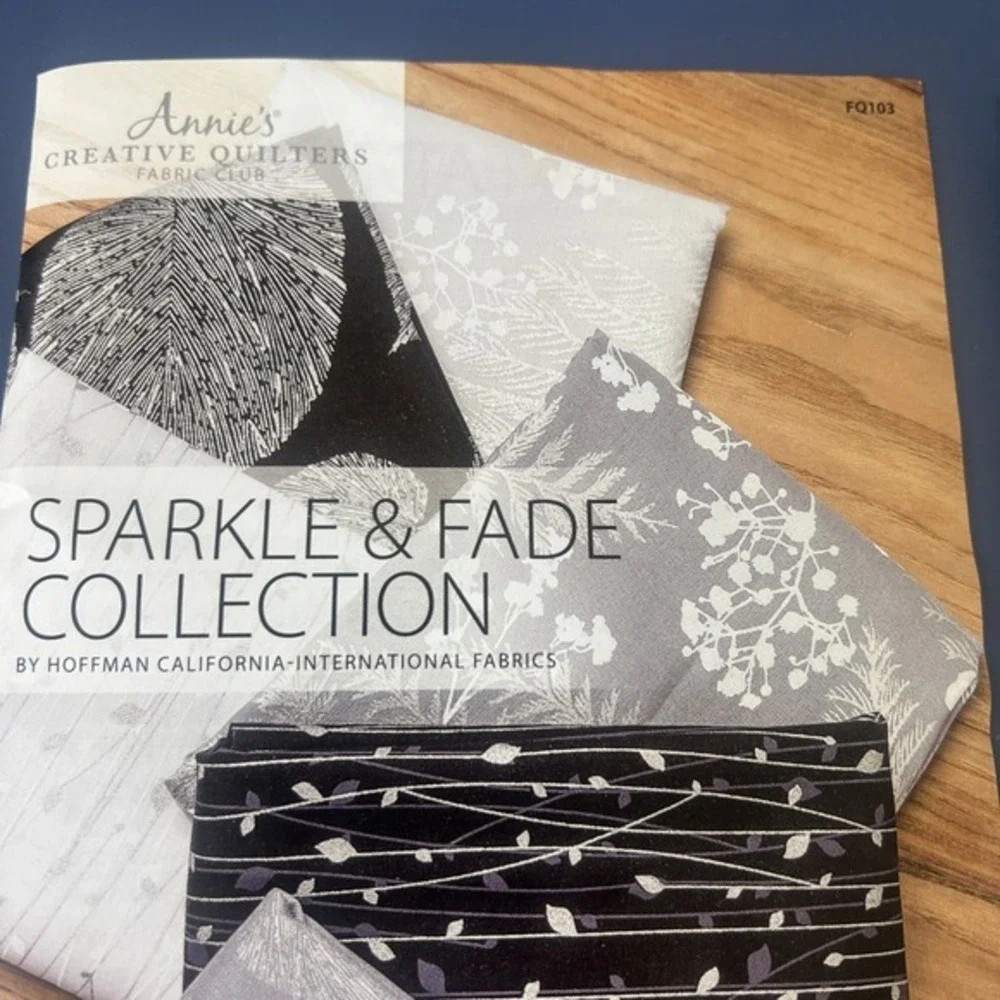 Annie's Holiday‎ Quilters Club Sparkle & Fade Catch-all Trays Hoffman Fabric New